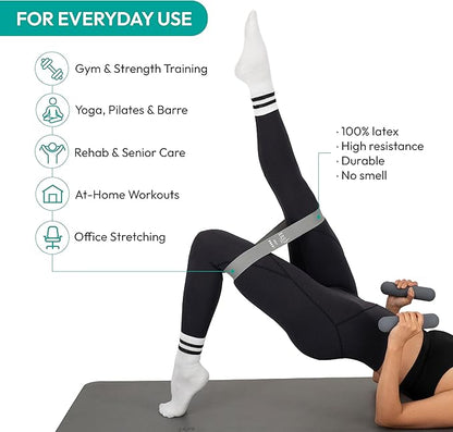 Fitness Resistance Bands Set Stretch Bands for Exercise Bands Resistance for Home Workout Bands, with Handles Bands for Working Out Portable Fitness Bands Resistance Bands for Women Elastic Band