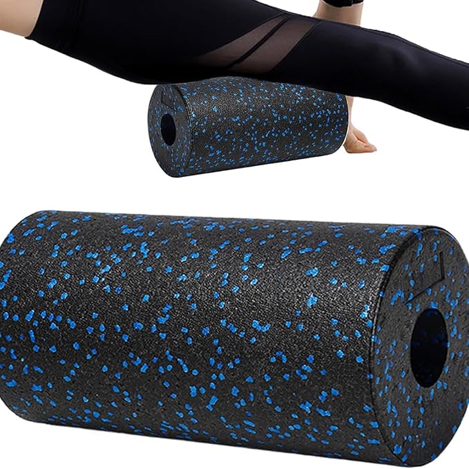 Foam Roller 30cm Deep Tissue Massage Roller for High Pressure Muscle Relief & Fitness Recovery | Ideal for Back,Neck,Shoulder,Arm,Leg,Foot | Yoga,Pilates,Gym,Home Exercise & Rehabilitation,Black