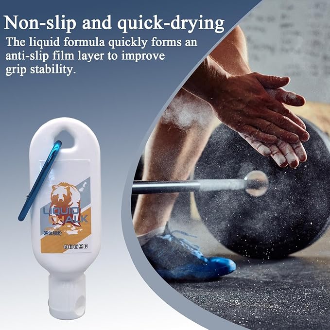 Genérico Hand Chalk | Non-Slip Grip Enhancer, Liquid Chalk for Gym Grip and Weightlifting | for Lifting, Weightlifting, Deadlifts, Bars,