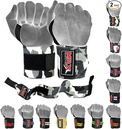 MRX Weight Lifting Gym Training Wrist Wraps for Wrist Support Bodybuilding Workout Wrap Men/Women