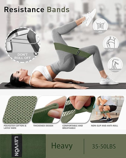 7Pcs-Barbell Pad Set for Hip Thrust - Squat Pad, Bench Press Workout Foam Weight Lifting Bar Cushion,Gym Accessories for Women with Bar Bad,with Gym Ankle Straps,Hip Resistance Bands,Lifting Strap