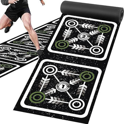 Speed Ladder Agility Ladder - Workout Laddersagility, Soccer Ladders Non-Slip Home Gym Footwork Drills Workout Equipment for Quickness, Endurance, Speed, and Coordination