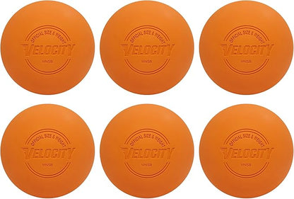 Velocity Lacrosse Balls - 1, 2, 3, 6, 12, 18, 24, 36, 60 and 120 Packs - for Practice, Official NFHS and College Approved Size