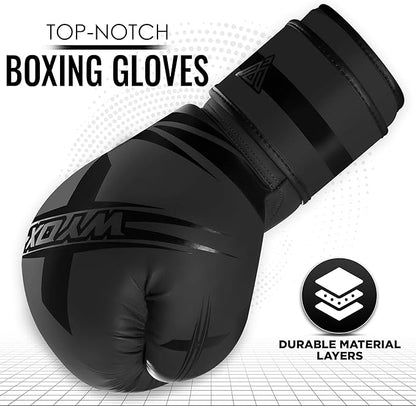 WYOX Kids Boxing Gloves 4oz 6oz 8oz – Youth Punching Gloves for Boys & Girls Ages 3–15 – Sparring Gloves for Punching Bag, Kickboxing, Muay Thai, MMA – Boxing Gloves for Kids Training Set