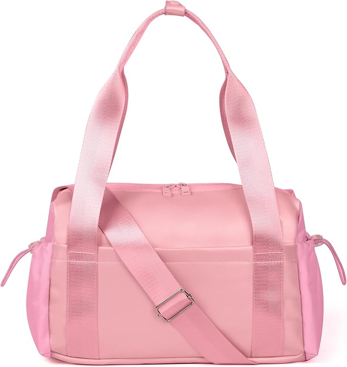 ALUSBELL Women's Sport Gym Tote Bag Small Duffels Bag with Wet Compartment, Carry On Crossbody Bag For Sport Travel Workout