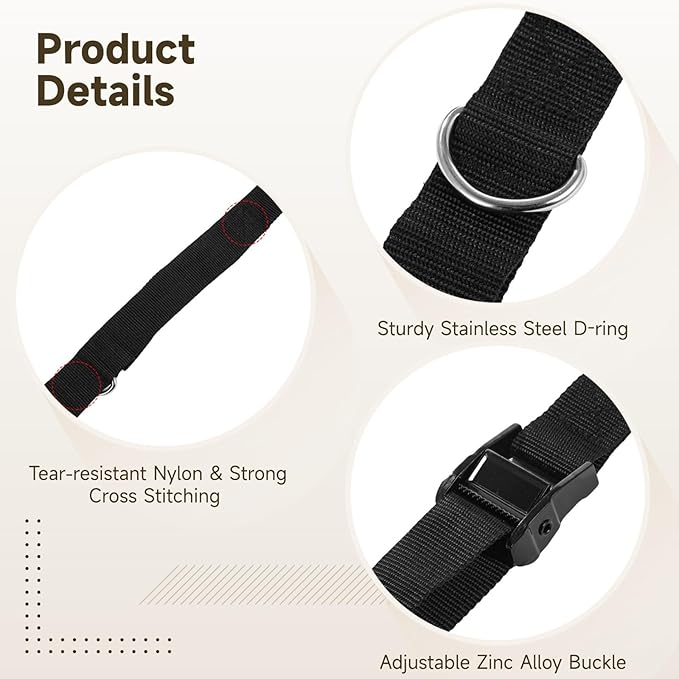 Resistance Band Door, Portable Gym Attachment, Loop Design