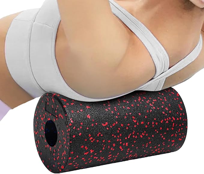 Deep Tissue Foam Roller 30x15cm, Exercise Massage for Muscle Recovery, Fitness, Yoga, Home Gym, Travel
