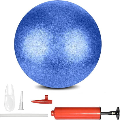 Mini Pilates Exercise Yoga Ball, 9 Inch Small Inflatable Exercise Yoga Ball,Core Training and Physical Therapy Equipment, with Pump