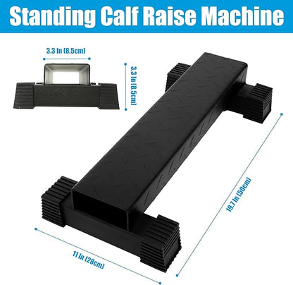 EVERYMATE Squat Block Athletic Balance Trainer for Stretching, Fitness, and Physical Therapy, Improve Balance, Stability, and Athletic Performance, Home Gym and Personal Training Equipment