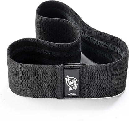Fit Simplify Non Slip Fabric Resistance Hip Cloth Bands, Set of 3
