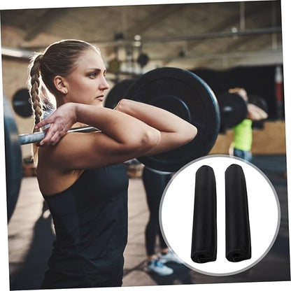 Toyvian 2Pcs Barbell Shoulder Protective Pads Thick Weight Lifting Cover for Squats Lunges Hip Thrusts High Grip Support for Neck Shoulder Comfort