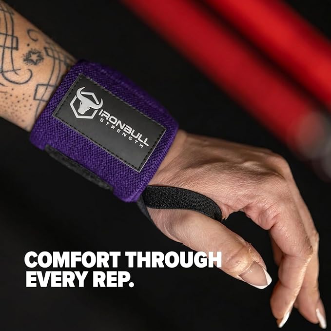 Wrist Wraps for Weightlifting (USPA & IPL Approved) - 18” Premium Quality Wrist Straps for Weightlifting - Weight Lifting Wrist Wraps with Thumb Loop - Best Gym Wrist Wraps for Lifting Weights, Curls & Dips - Lifting Wrist Wraps for Bench, Powerlifting...