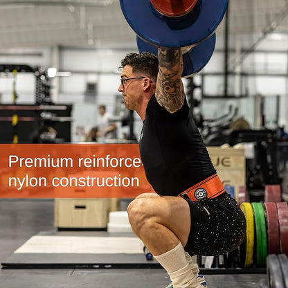 Weight Lifting Belt for Squats, Weightlifting Belt for Deadlifts - 4in Back Support for Bodybuilding | Powerlifting, Locking Metal Buckle, Weight Lifting Belts for Men - Quick Locking