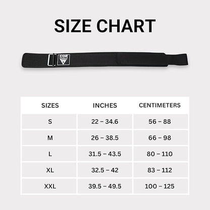Self-Locking Weight Lifting Belt for Men & Women – Premium Nylon Weightlifting Belt for Deadlift, Squat, Cross Training & Gym Workout – Adjustable Fitness Back Support Gym Belt