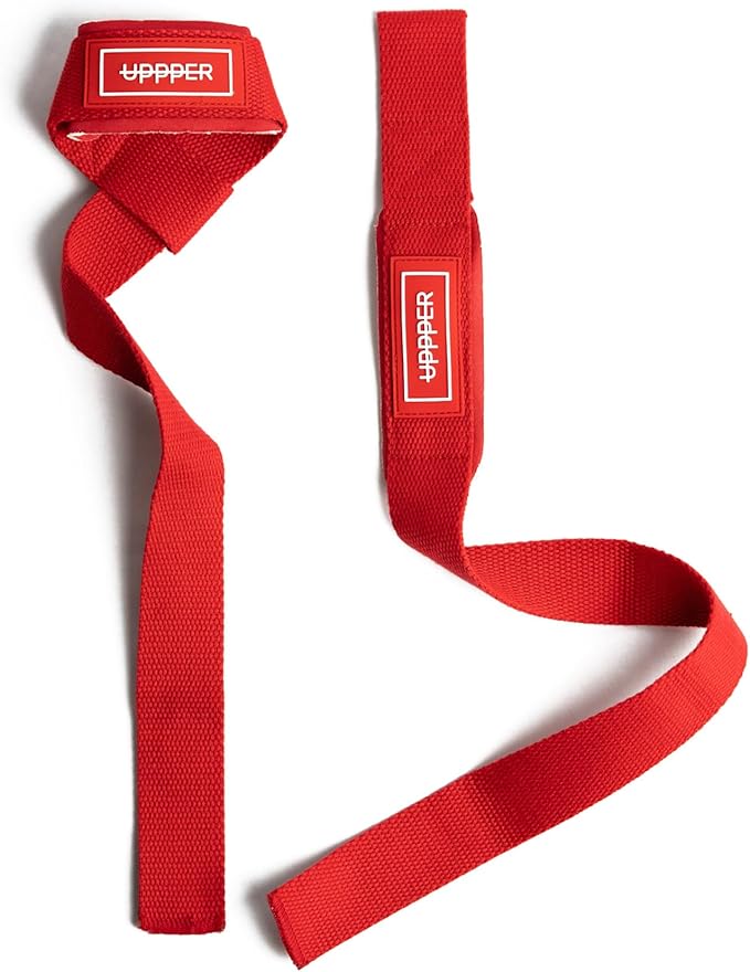 UPPPER Lifting Straps for Weightlifting – 22" Cotton Wrist Straps with Neoprene Padding for Deadlifts, Pullups, Gym Workouts – For Men & Women | Premium Fitness Gear