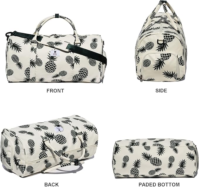Original Floral Water Resistant Duffel Bag Gym bag Weekender Travel Bag for Gym Beach Travel Daily Bags
