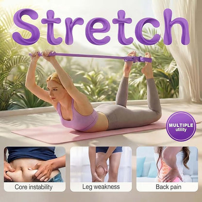 Pedal Resistance Bands with Handles, Elastic Pull Rope Fitness, Multifunction Yoga Resistance Band, Foot Pedal Resistance Bands, Stretching Workout Fitness Bands for Abdomen, Waist, Arm, Leg