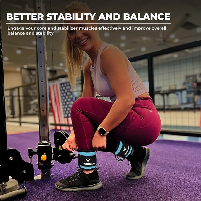 Ankle Straps for Cable Machines Women, Glute Kickback Cable Machine Attachments, Gym Ankle Cuffs, Wrist Cuffs for Workout, Leg Training Accessory, Fitness Gear for Home or Gym