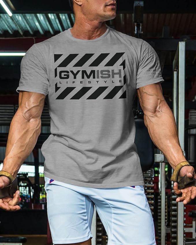 Gymish American Flag Graphic Fitness Tank, Sleeveless Bodybuilding Athletic Tank Top