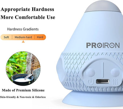 PROIRON Mountable Massage Ball with Suction Cup Pinpoint Deep Tissue Muscle Knot & Sore Relief, Vibration & Heating Trigger Point Massage Tool for Back Neck, Self-Massage Tool