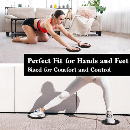 ZILLEEN Exercise Core Sliders for Working Out Workout Pilates Sliders Disc
