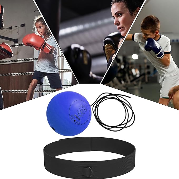 Boxing Reflex Ball Set, Boxing Head Ball for Punch Speed, Boxer Training Tool, Beginners Punching Reflex Ball for Punch Speed