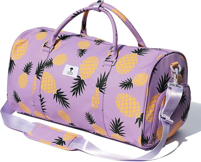 Original Floral Water Resistant Duffel Bag Gym bag Weekender Travel Bag for Gym Beach Travel Daily Bags