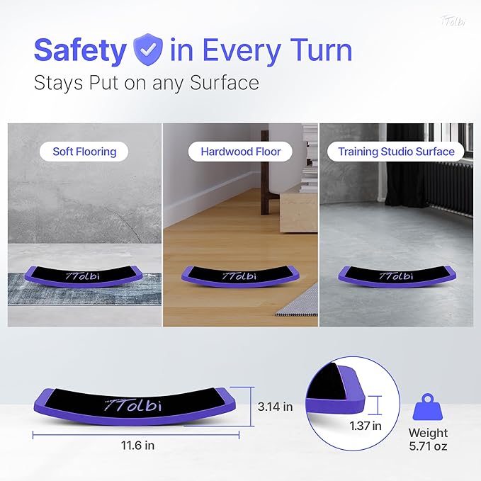Premium Turn Board for Dancers & Skaters – Improve Turning, Balance & Spins Technique | Ballet, Ice Skating & Dance Training Equipment