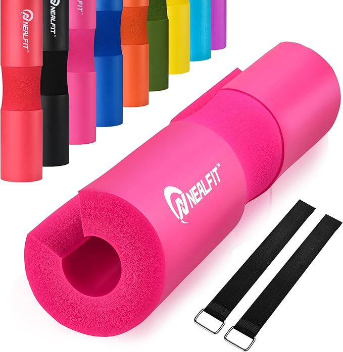 Barbell Pad Squat Pad for Squats—Squat Bar Pad—Great for Weightlifting,Lunges and Hip Thrusts—Foam Sponge Pad—Fit Standard and Olympic Bars Perfectly