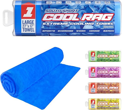 Cool Cool RAG Extreme Cooling Towel for Heat Relief - PVA Cooling Towel for Workout, Gym, Running and for Other Outdoor Sports - Cooling Rag for Neck - Cool Towel for Quick Cooling