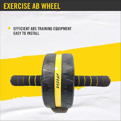 54D Exercise Ab Wheel, Ab Roller for Abs Workout, Exercise Equipment for Core Workout, Ab Wheel Roller for Home or Gym, Ab Workout Equipment for Abdominal Exercise