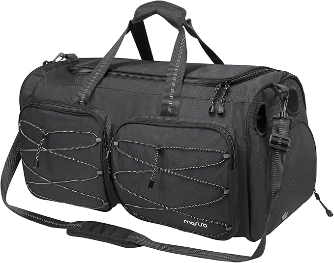 MOSISO Baseball Bat Bag, Large Capacity Catchers Gear Duffle Bag with Shoe Compartment&Adjustable Shoulder Strap&Handle for Training Gear Sports Gym Equipment