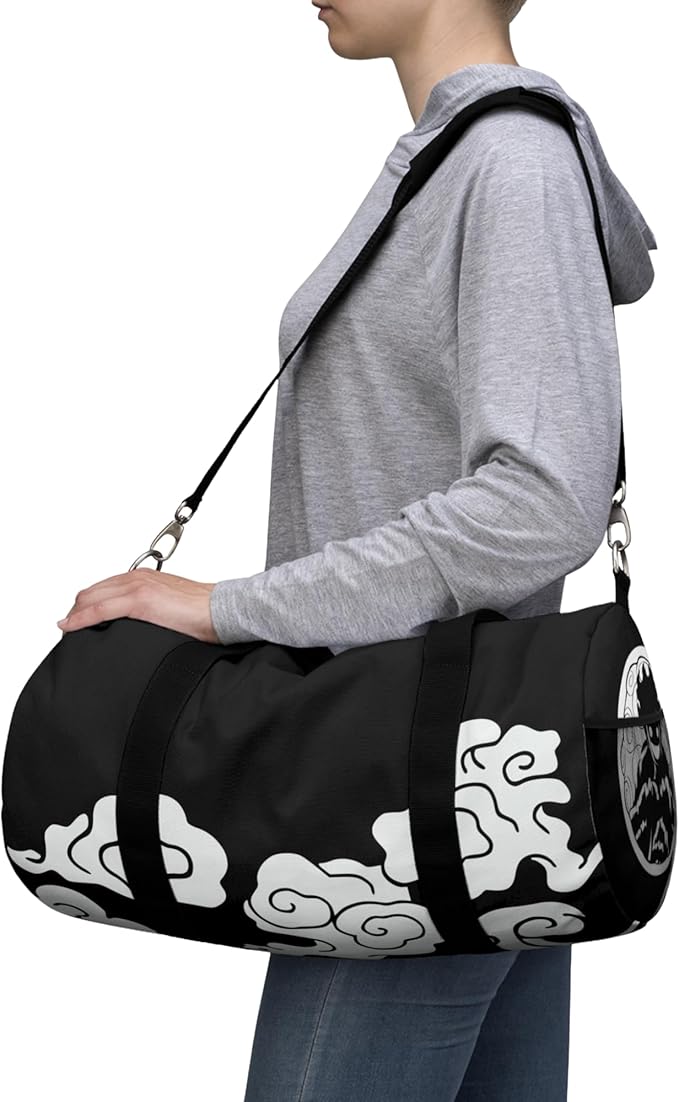 Anime Gym Bag for Women Men - Large Capacity Waterproof Workout Fitness Travel Sports Bags Fashion Street Camping ExpandaCLe Carry On Duffle Bag For Couple (New Gear 5) PTY