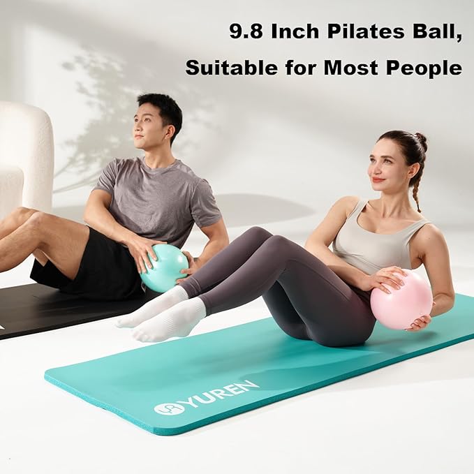 Exercise Ball for Workouts, Anti-Burst and Slip Resistant Yoga Ball for Gym Fitness and Physical Therapy