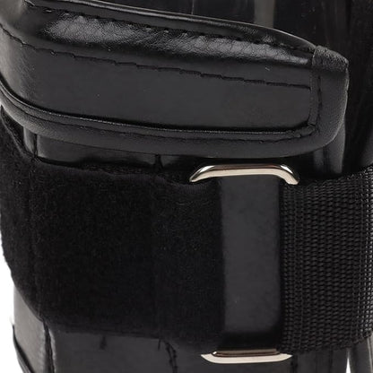 Adjustable Ankle and Wrist Weights, Imitation Leather Sandbag with 8 Compartments for Steel Plates, 1-3kg Fitness Training Equipment for Men and Women, Exercise, Running, Jogging