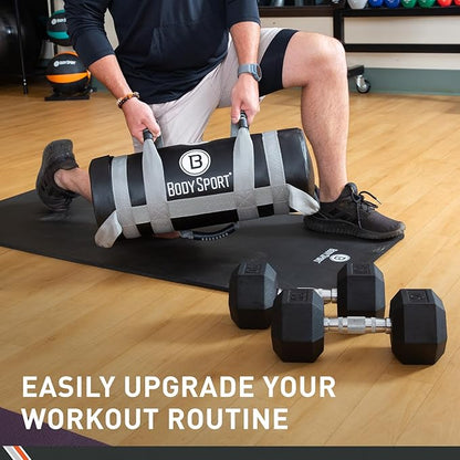 Body Sport Weight Weight Training Bags – Heavy Duty Weighted Bag for Fitness, Conditioning and Training