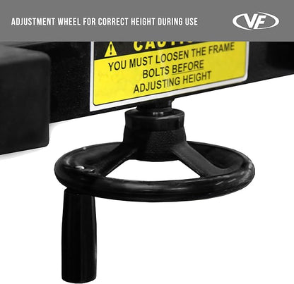 Valor Fitness Boxing Speed Bag Platform with Wheel Crank for Easy Adjustment, Speed Bag Included