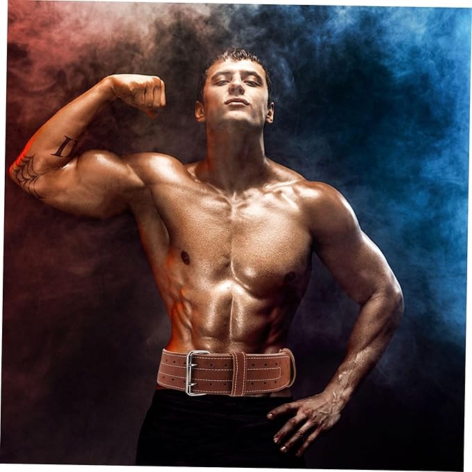 Fitness Waist Belt for Weightlifting Protective Sports Strap for Heavy Training Lumbar Support for Men and Women Brown Xl Waist