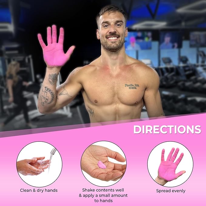 Pink Liquid Chalk, Sweat Resistant for All Activities