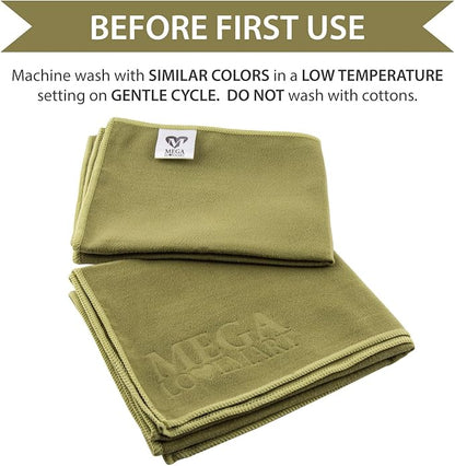 Suede Microfiber Gym Sport Towel, 2 Pack