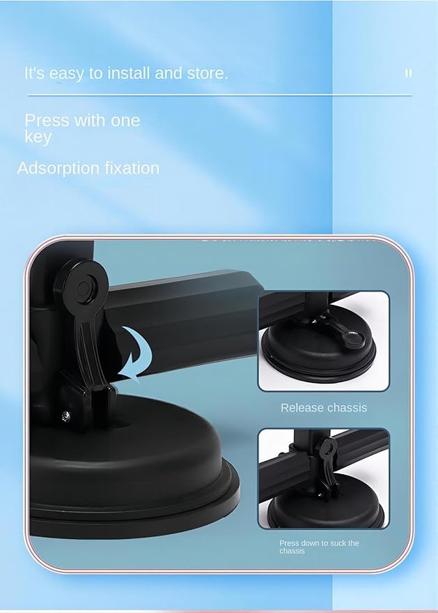 KAYNO Sit Up Exercise Equipment,Indoor Floor Sit-Up Aid with Suction Cups, Abdominal Exercise Equipment, Adjustable Height.