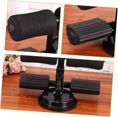 Sit Up Bar Adjustable Indoor Fitness Equipment Crunches Aid with Suction Cup Base Portable Stomach Exercise Tool for Home Gym Suitable for All Fitness Levels