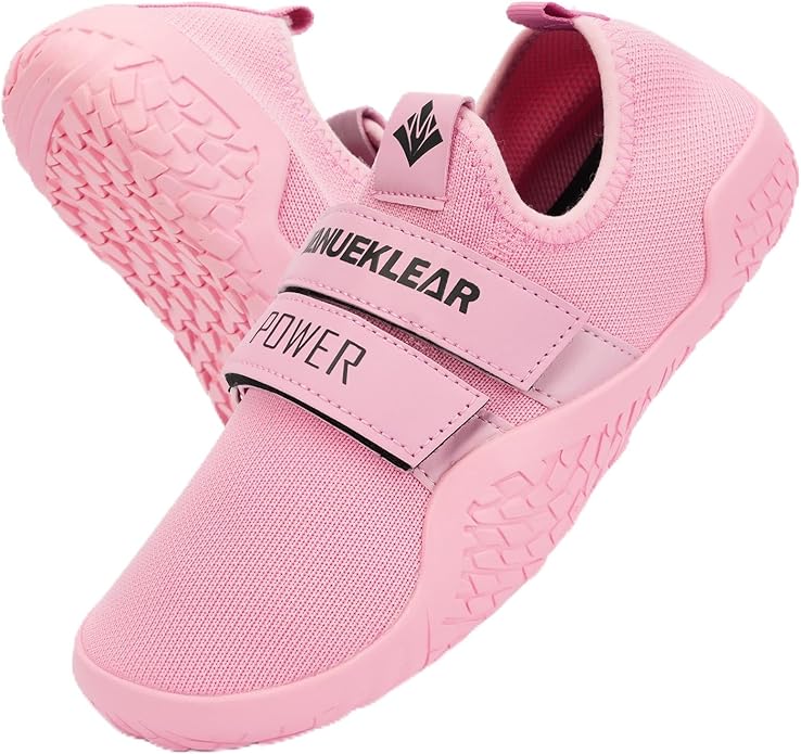 MANUEKLEAR Deadlift Shoes - Weight Lifting Shoes for Men Women - Weightlifting Squat Shoes Fitness Cross-Trainer Barefoot Gym Training Sneakers