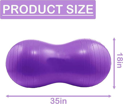 Peanut Ball, Exercise Balls, Pregnancy Ball for Birthing Yoga Ball for Pregnancy, Birthing Ball, Ideal for Labor & Core Strength Training