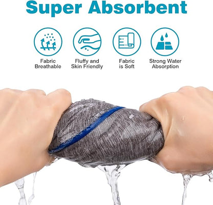Microfiber Gym Towels 8 Pack, Quick Dry Silver ION Odor-Free Sweat Towel for Gym Men & Women Super Absorbent Fast Drying for Workout, Yoga, Running, Hiking, Travel（Forest Color,16x31.5Inch ）