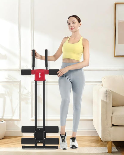 GuuG Ab Machine Ab Trainer Machine : Adjustable Ab Machine for Stomach Workout at Home Gym Ab Workout Foldable Core Strength Training Equipment Home Gym System