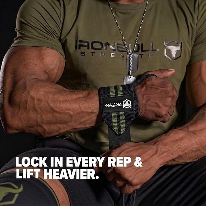 Wrist Wraps for Weightlifting (USPA & IPL Approved) - 18” Premium Quality Wrist Straps for Weightlifting - Weight Lifting Wrist Wraps with Thumb Loop - Best Gym Wrist Wraps for Lifting Weights, Curls & Dips - Lifting Wrist Wraps for Bench, Powerlifting...