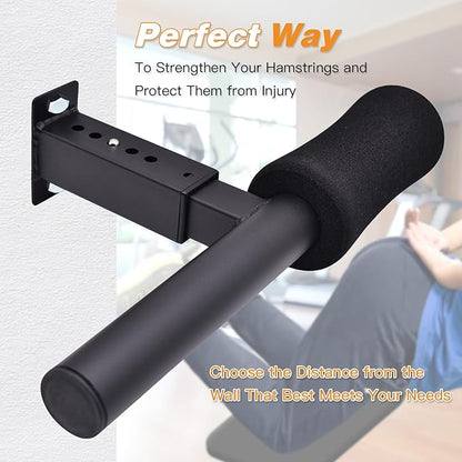 Wall Mounted Nordic Hamstring Curl - LAT Pulldown Machines and Sit Up Exercises -Versatile Workout Tool for Nordic Curls Spanish Squats Core Twists,Enhance Your Core Strength and Leg Curls