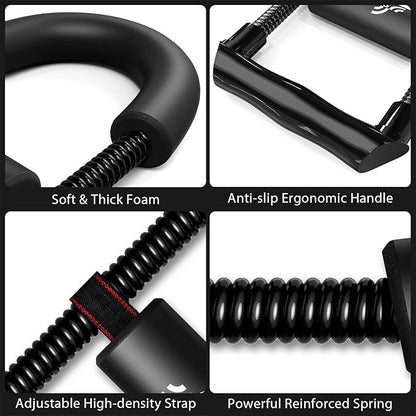 Sportneer Forearm Strengthener Forearm Wrist Strengthener Exerciser with Adjustable Tension for Improving Strength - Hand Developer Arm Grip Workout Strength Trainer Home Gym Workout Equipment for Starter and Pro