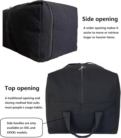 Extra Large Canvas Duffle Bag Heavy Duty, Camping Tent, Sports Equipment, Travel Storage